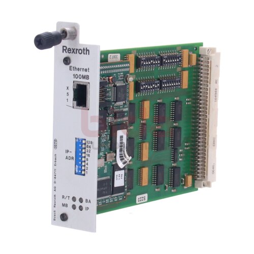 REXROTH R911306587-103 Ethernet-Modul (100 MBaud) Ethernet module (100 Mbps)