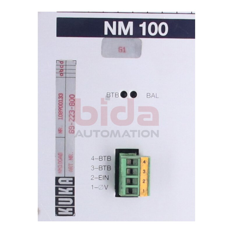 KUKA NM100AB (69-223-800) Servoregler Servo controller