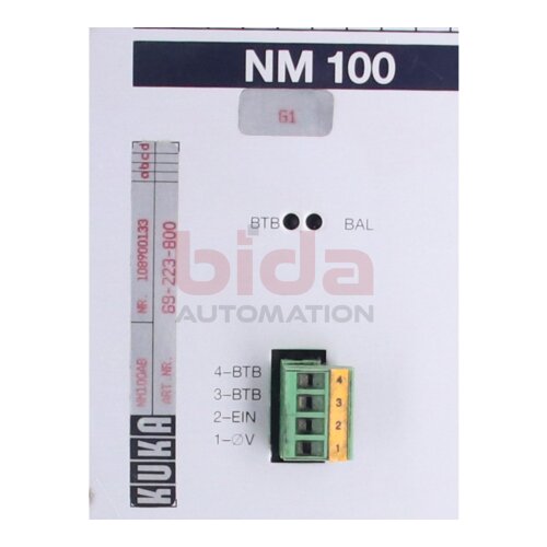 KUKA NM100AB (69-223-800) Servoregler Servo controller