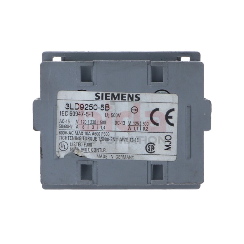 Siemens 3LD9250-5B / 3LD9 250-5B Hilfschalter Auxiliary switch