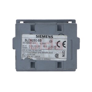 Siemens 3LD9250-5B / 3LD9 250-5B Hilfschalter Auxiliary...