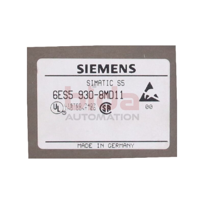 Siemens 6ES5930-8MD11 / 6ES5 930-8MD11 SIMATIC S5 Stromversorgung Power supply