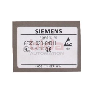 Siemens 6ES5930-8MD11 / 6ES5 930-8MD11 SIMATIC S5...