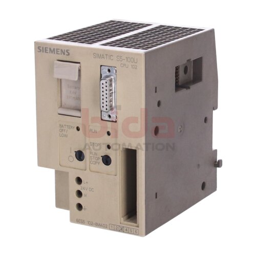 Siemens 6ES5102-8MA02 / 6ES5 102-8MA02 SIMATIC S5 CPU 102 Zentralbaugruppe Central Assembly