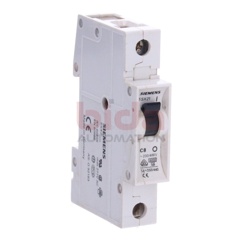 Siemens 5 SX21 C8 / 5SX21 Leistungsschutzschalter Circuit breaker