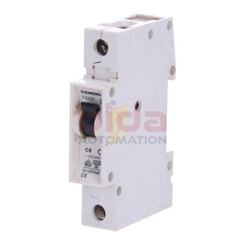 Siemens 5 SX21 C8 / 5SX21 Leistungsschutzschalter Circuit breaker