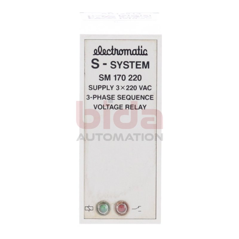 Electromatic SM 170 220 Relais Relay 3 x 220 VAC