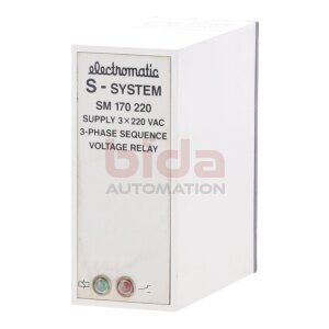 Electromatic SM 170 220 Relais Relay 3 x 220 VAC