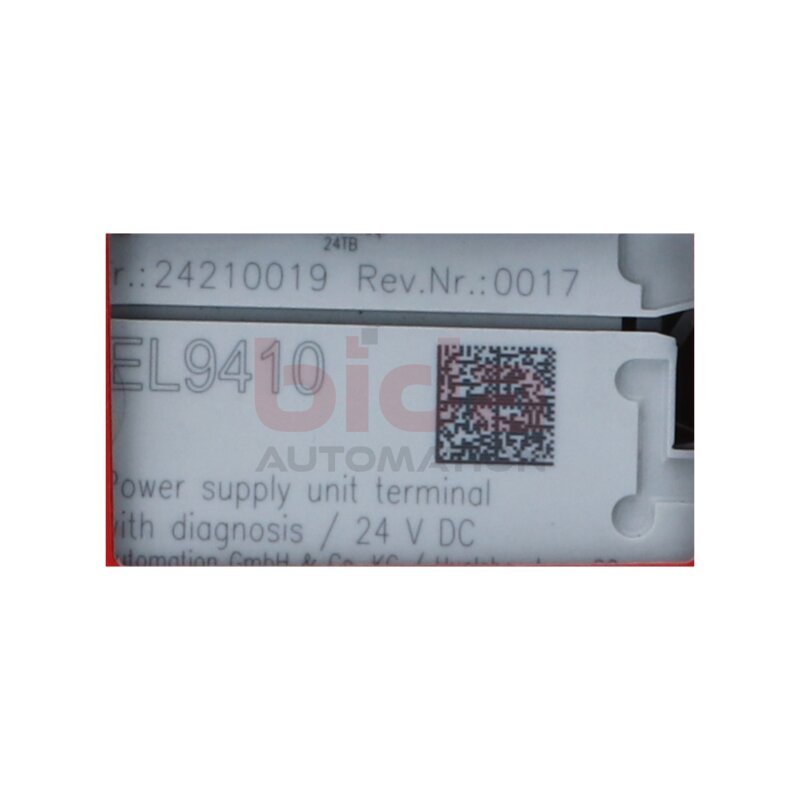 BECKHOFF EL9410 E-Bus-Speiseklemme E-Bus Power Terminal