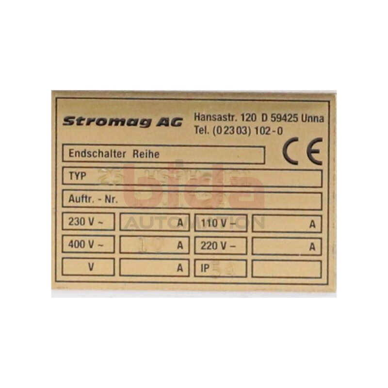 Stromag AG 25 HSPH-481 Endschalter Limit Switch  230V