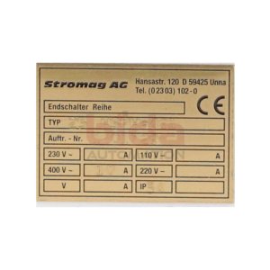 Stromag AG 25 HSPH-481 Endschalter Limit Switch  230V