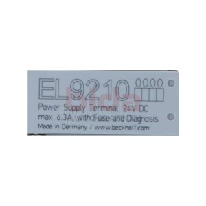 BECKHOFF EL9210 EtherCAT-Klemme EtherCAT Terminal