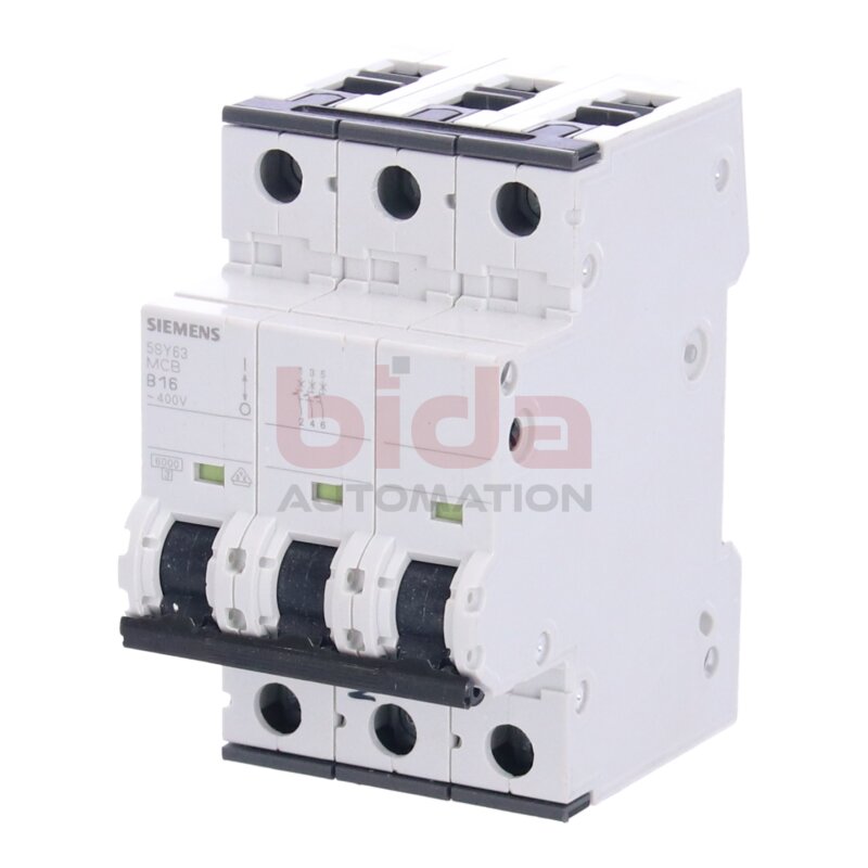 Siemens 5SY63 MCB B16 (5SY6316-6) Leitungsschutzschalter Circuit breaker