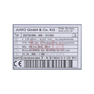 JUMO 202732/888-888-101/000 (ecoTRANS Lf 03) Messumformer...