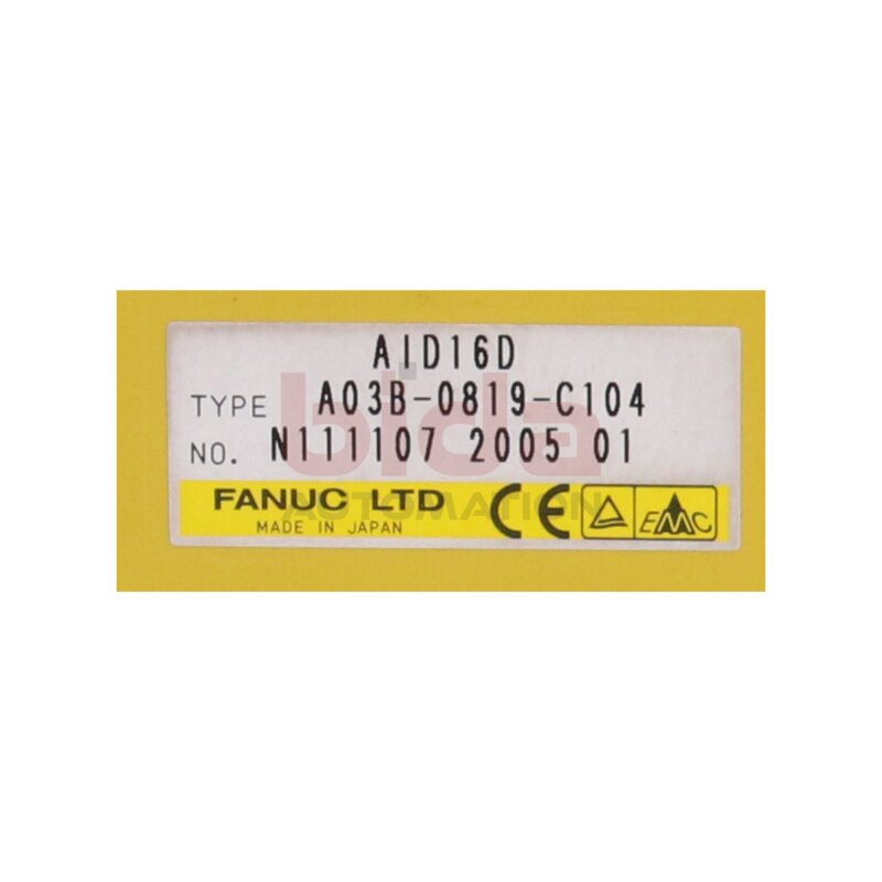 Fanuc A03B-0819-C104 E/A-Modul I/O Module