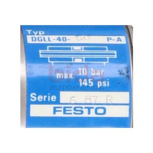 Festo DGLL-40-50P-A Rundzylinder Round Cylinder 10bar