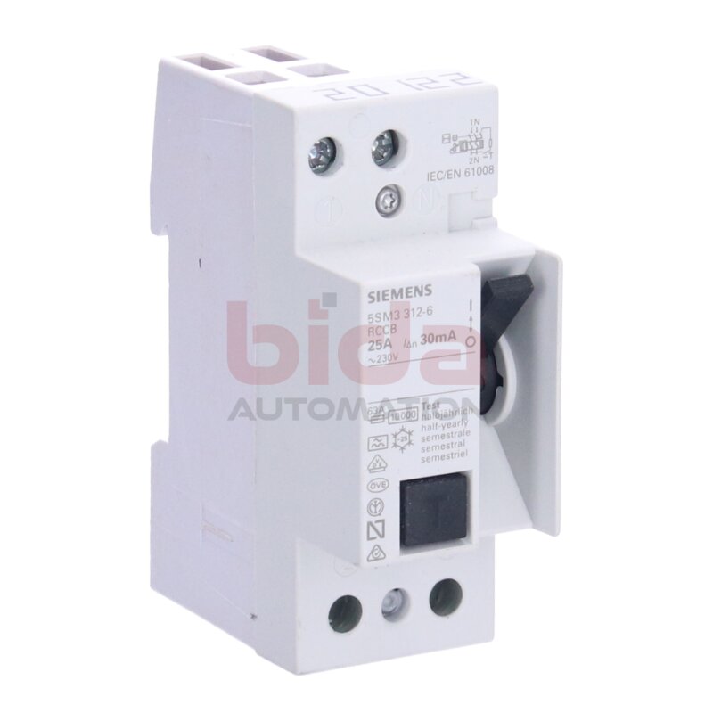 Siemens 5SM3312-6 / 5SM3 312-6 FI-Schutzschalter Residual Current Circuit Breaker