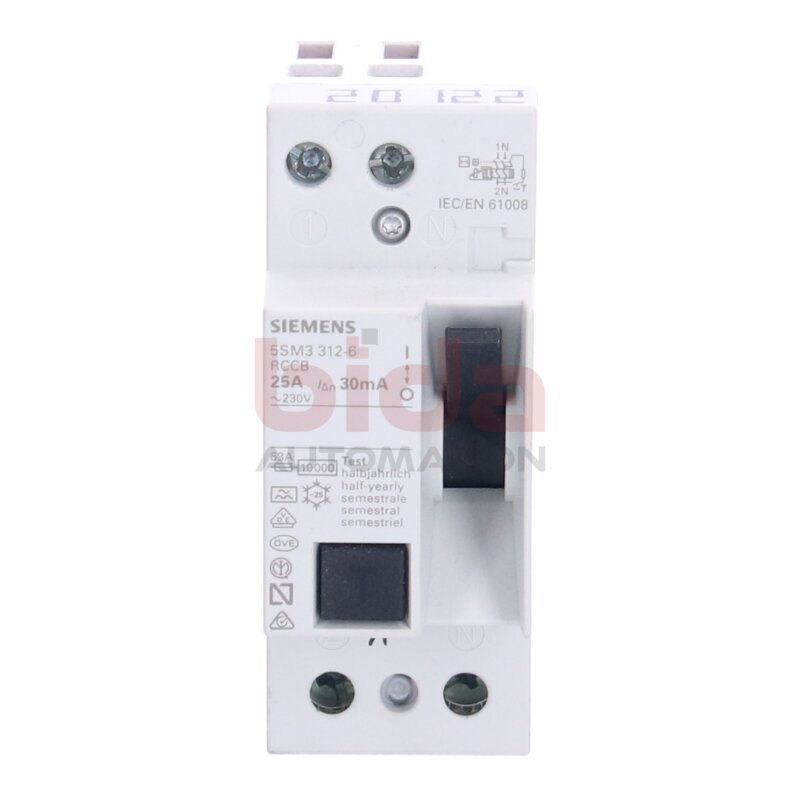 Siemens 5SM3312-6 / 5SM3 312-6 FI-Schutzschalter Residual Current Circuit Breaker