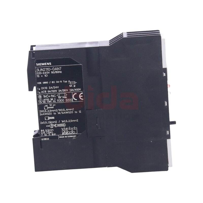 Siemens 3UN2110-0AN7 / 3UN2 110-0AN7 Kaltleiter-Ausloesegeraet PTC Thermistor Trigger Device