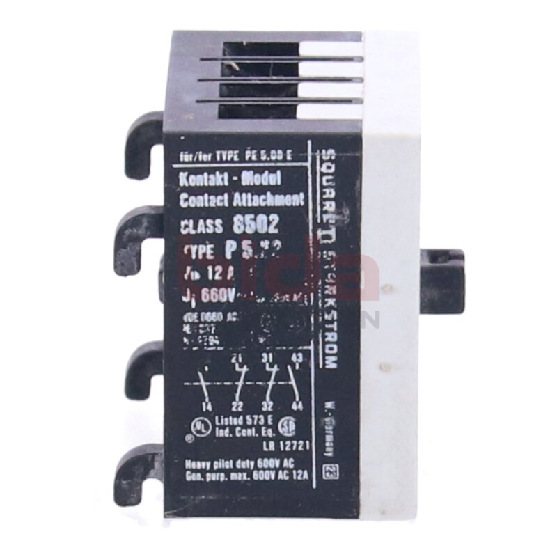Squared PE 5.22 E Hilfskontaktblock Auxiliary contact block