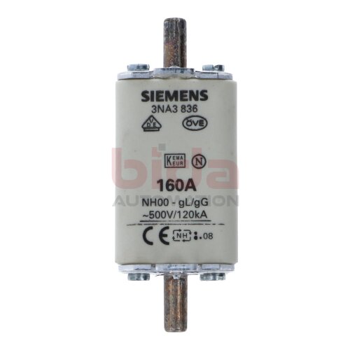Siemens 3NA3 836 / 3NA3836 Sicherungseinsatz Fuse insert