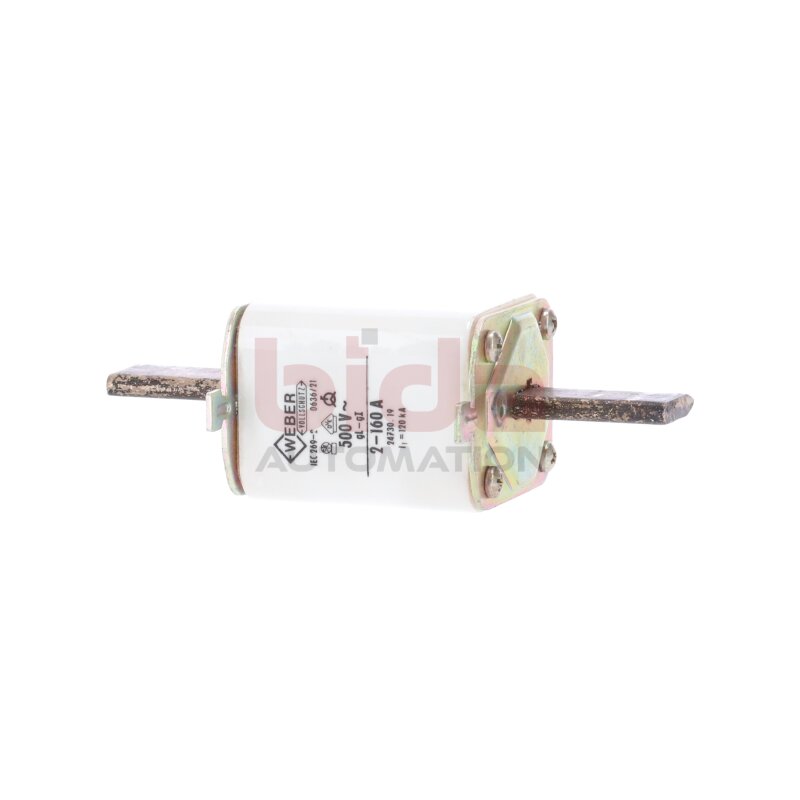 Weber Vollschutz IEC 269-2 0636/21 500V 2-160A Sicherungseinsatz fuse insert