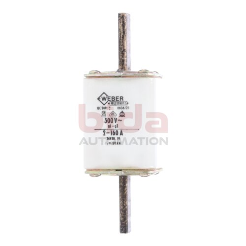 Weber Vollschutz IEC 269-2 0636/21 500V 2-160A Sicherungseinsatz fuse insert