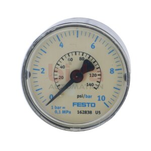 Festo 162838 Rohrfeder-Manometer Bourdon tube pressure gauge
