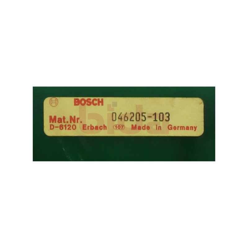 BOSCH 046205-103 Steuerkarte Control card