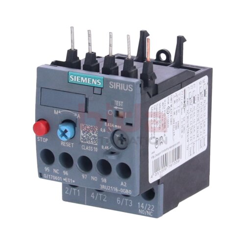 Siemens 3RU2116-0GB0 / 3RU2 116-0GB0 &Uuml;berlastrelais Overload relay