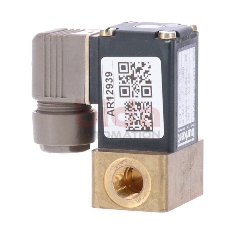 B&uuml;rkert 211-A-03,0-B-MS Magnetventil Solenoid Valve 220V 10bar