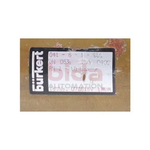 B&uuml;rkert 041-6-1-651 Zylinder Cylinder 10bar