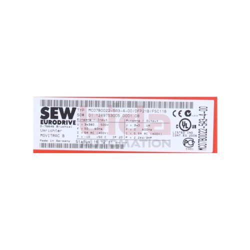 SEW MC07B0022-5A3-4-00 Frequenzumrichter Frequency Converter 3x380-500V