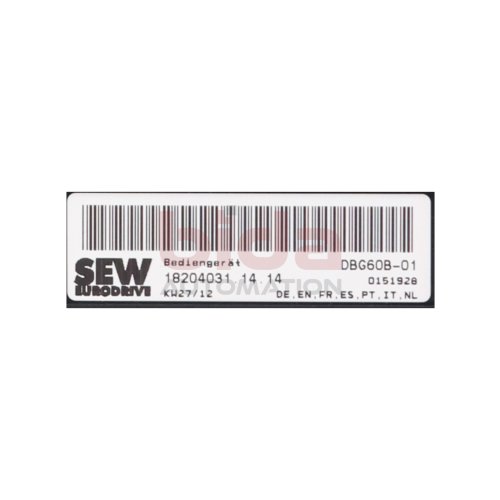 SEW DBG60B-01 Bedienger&auml;t Operating device