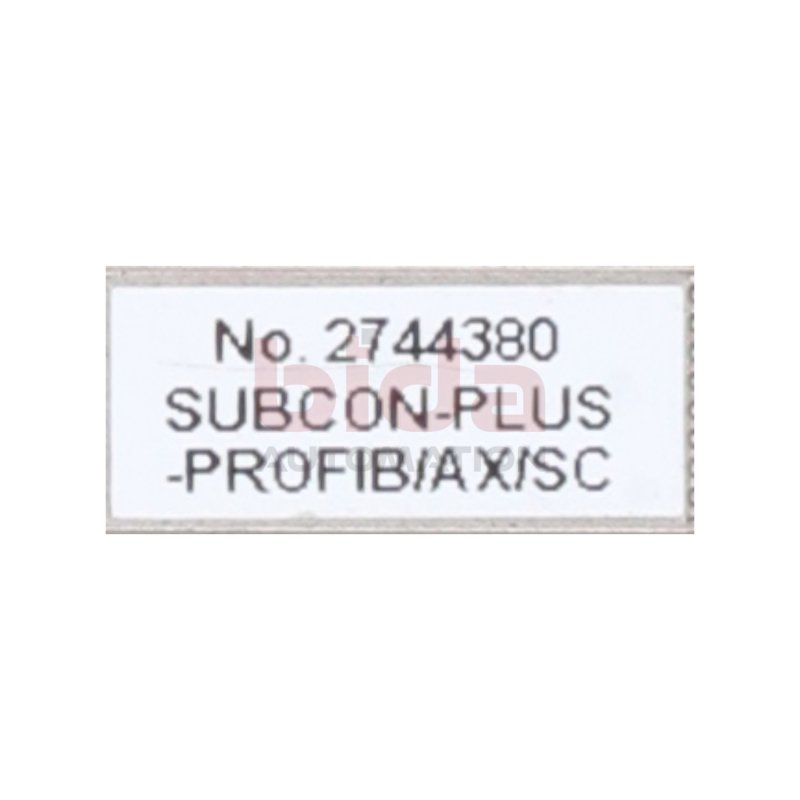 Phoenix Contact 2744380 SUBCON-PLUS-PROFIB/AX/SC  Steckverbinder Connector