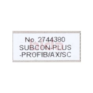 Phoenix Contact 2744380 SUBCON-PLUS-PROFIB/AX/SC...