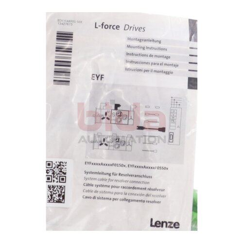 Lenze EDKYFAXF01-S0X (13427673) Systemleitung f&uuml;r Resolveranschluss System cable for resolver connection
