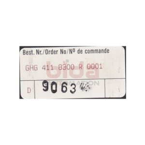 ABB GHG 411 8300 R 0001 Befehlsgeber Command transmitter