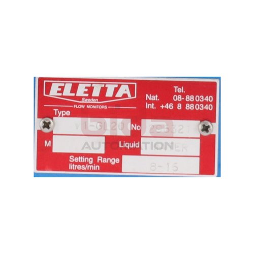 Eletta V1-GL20 Wasserstr&ouml;mungsw&auml;chter Water flow monitor