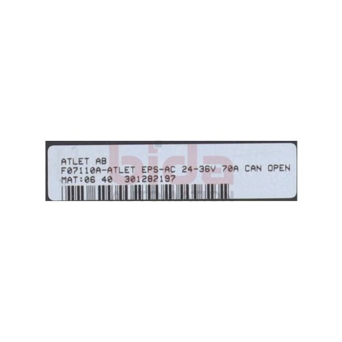 Zapi F07110A-ATLET EPS-AC 24-36V 70A Steuerger&auml;t Control Unit