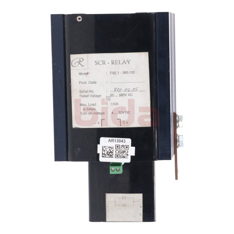 SCR-RELAY TSE 1-380.100 Relais Relay 80...380 VAC 100A 4...32VDC