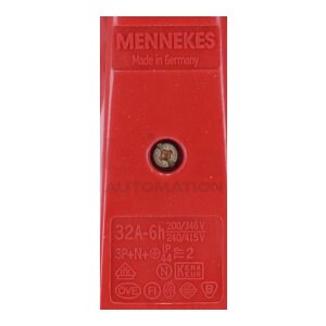 Mennekes 32A-6h/3P+N+ Typ 2 Stecker Plug 32A 200/346V