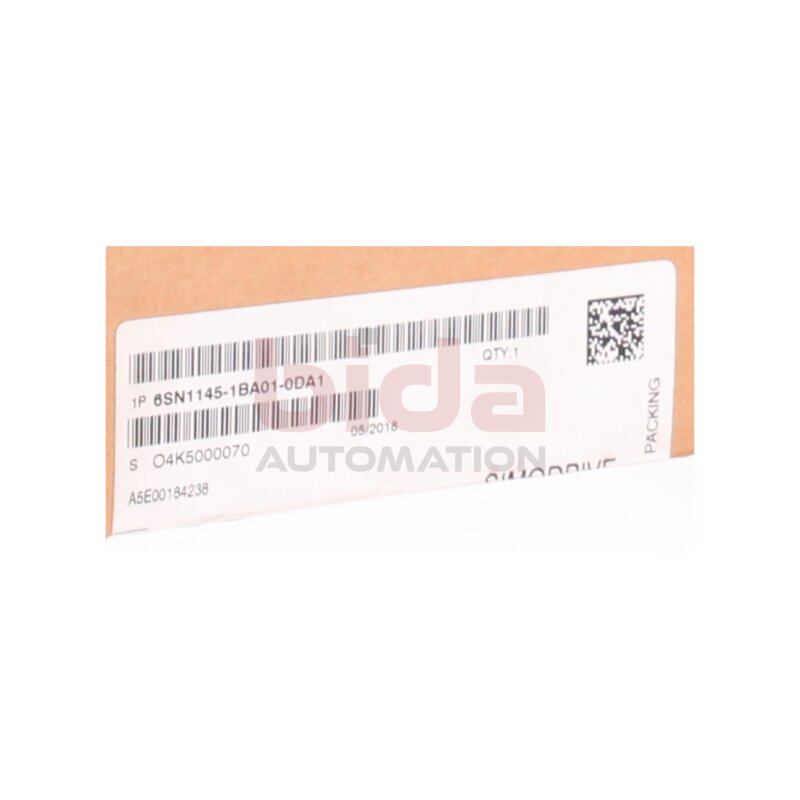 Siemens 6SN1145-1BA01-0DA1 Ein-/R&uuml;ckspeisemodul Feed/feedback module