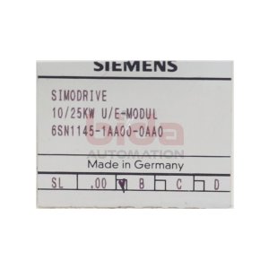 Siemens 6SN1145-1AA00-0AA0 Einspeisemodul Feed-in module