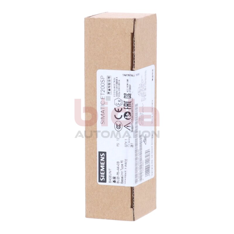 Siemens 6ES7193-6BP20-0BF0 Basiseinheit Baseunit 24VDC 10A