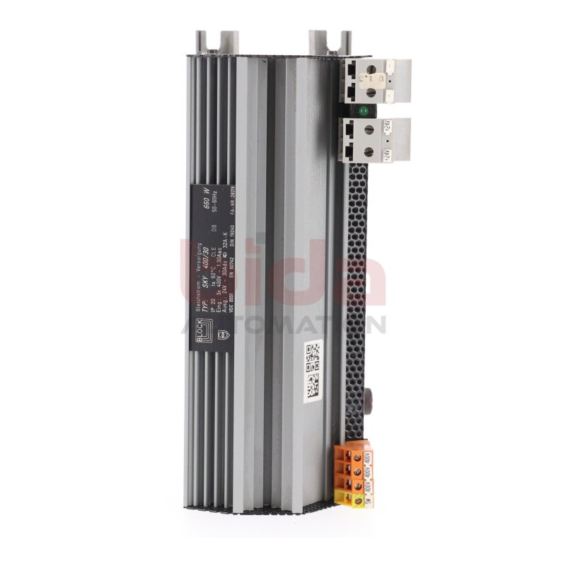 Block SKY 400/30 Gleichstromversorgung Direct current supply 3x400V 24V 660W