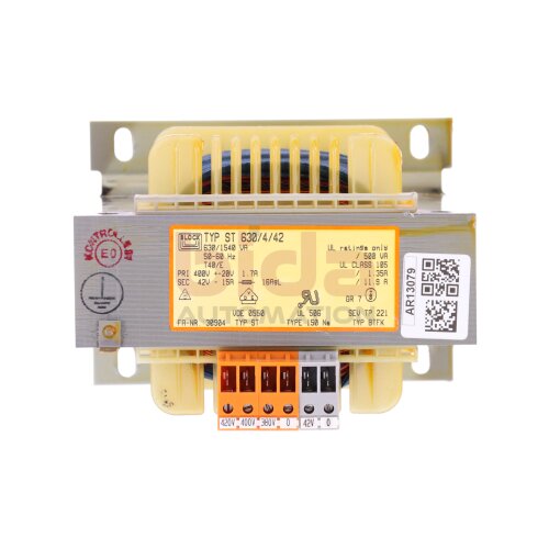 Block ST 630/4/42 Transformator Transformer  400V 15A