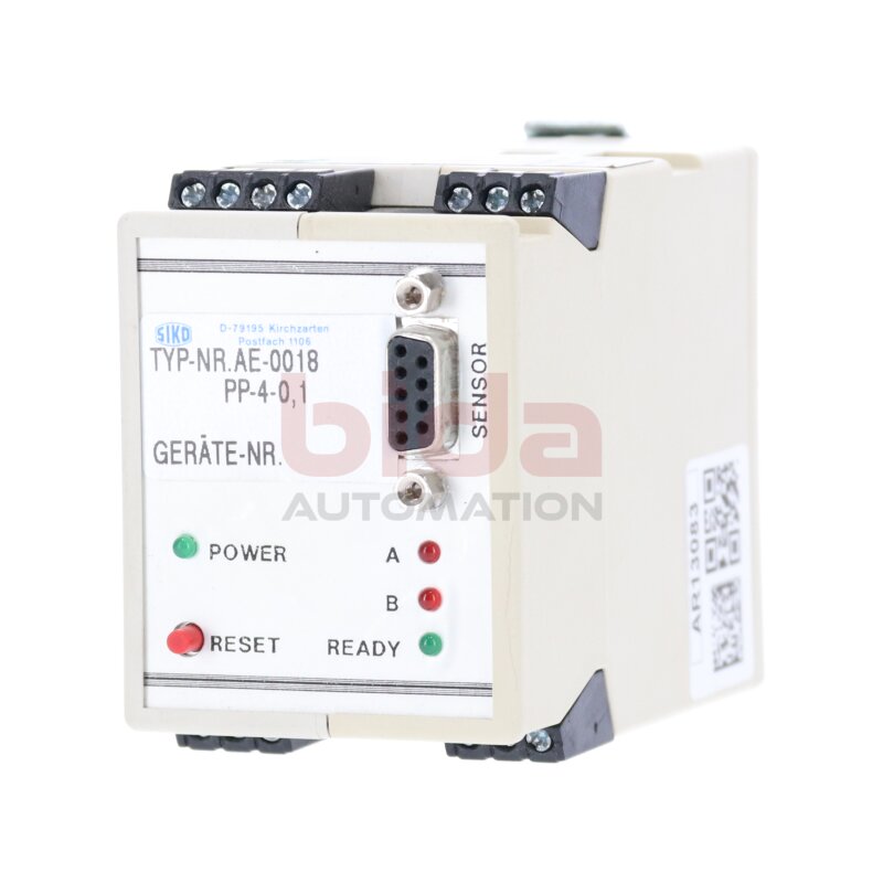 Siko TYP-NR.AE-0018 PP-4-0,1 Sensor
