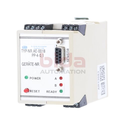 Siko TYP-NR.AE-0018 PP-4-0,1 Sensor