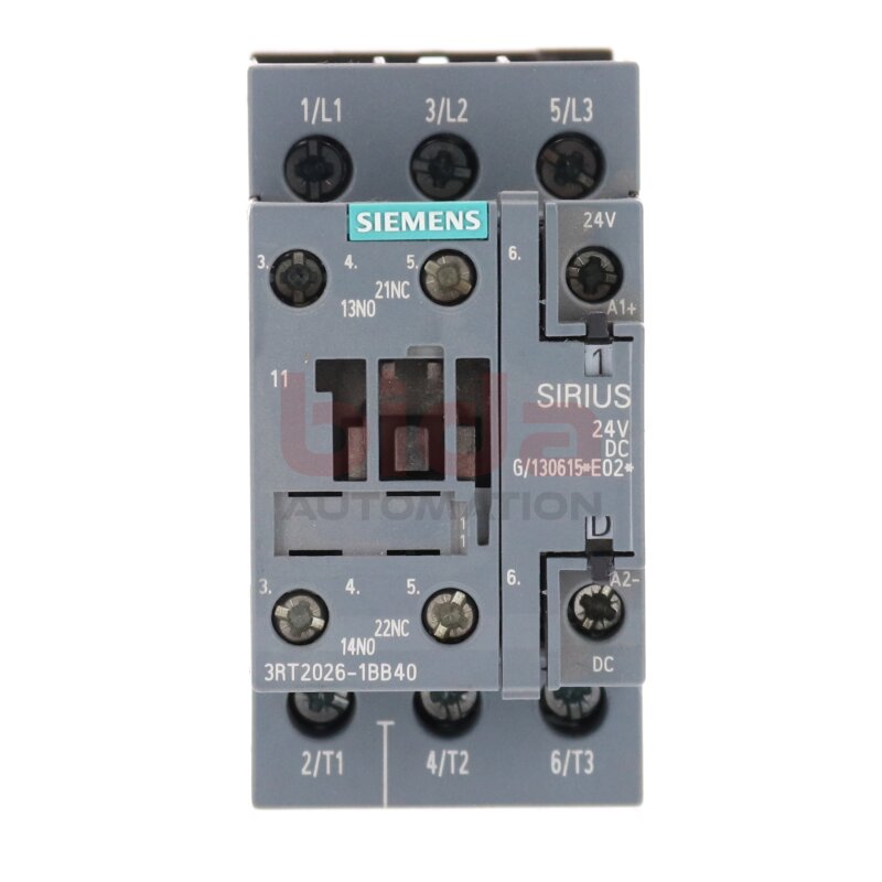 Siemens 3RT2026-1BB40 Leistungssch&uuml;tz Power Contactor 24VDC 690V